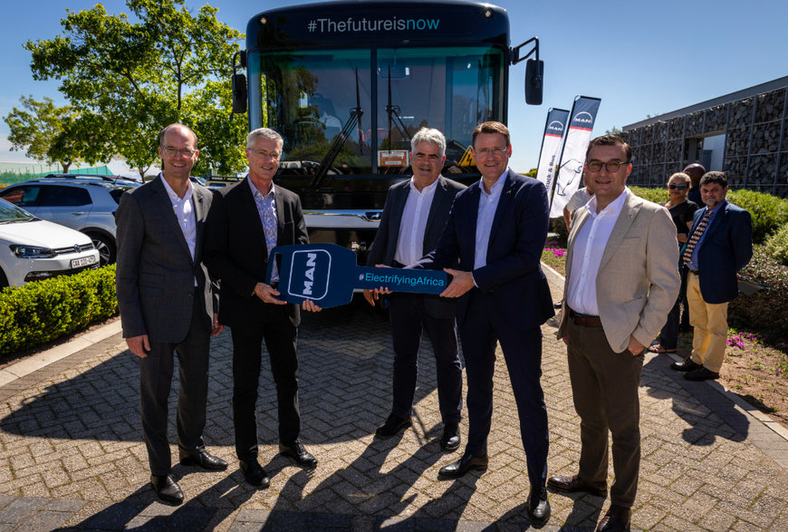 SUSTAINABLE MOBILITY FOR EVERYONE: FIRST MAN eBUS DELIVERED IN AFRICA